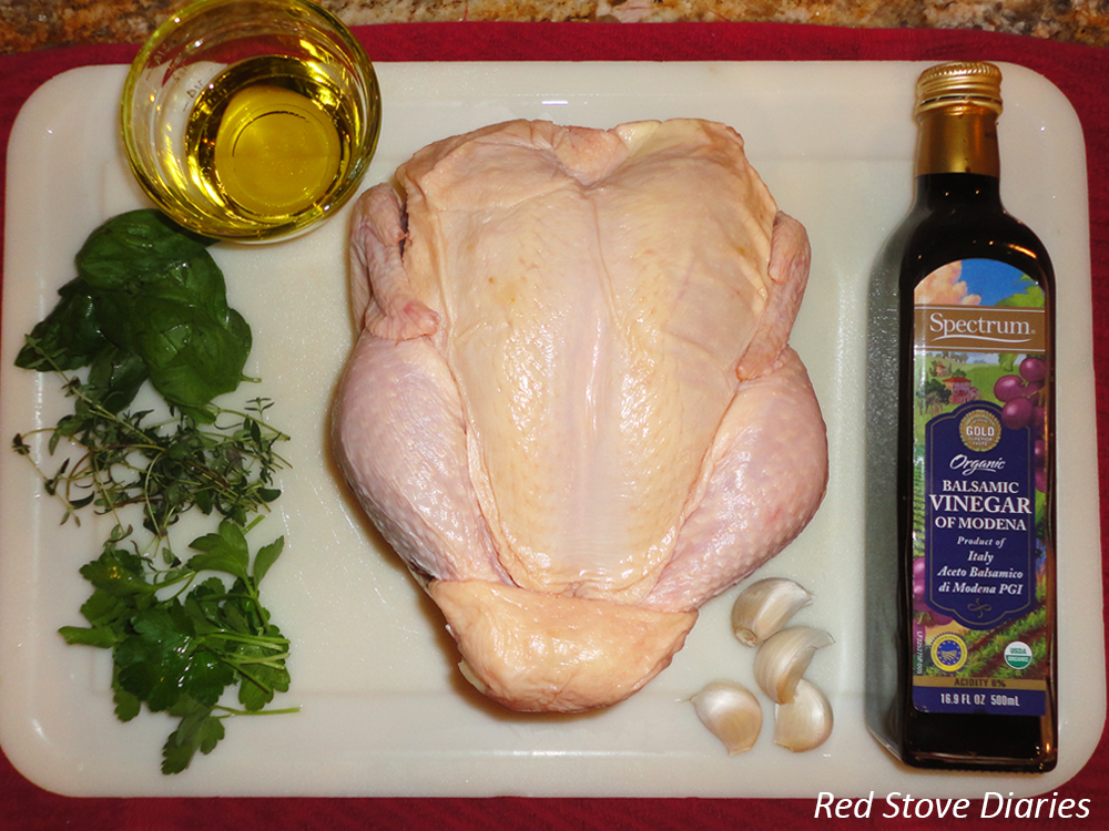 balsamic chicken prep